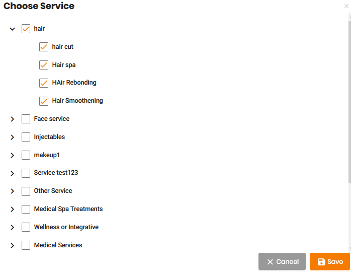 Hair Salon Service Management