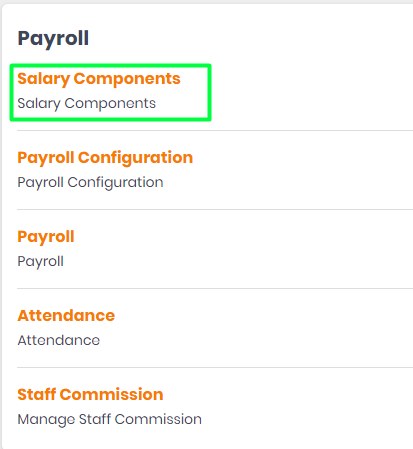 manage salary components