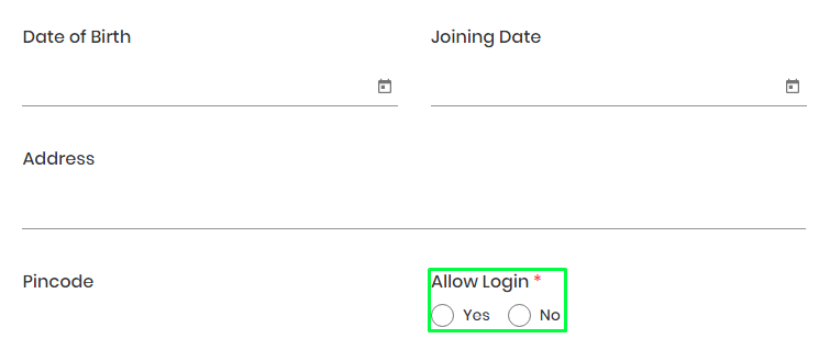 Add staff details in Membroz